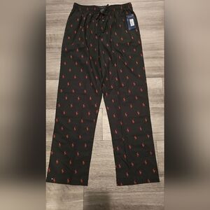 NWT - Ralph Lauren Polo Men's Black Pajama Pants - Size Medium